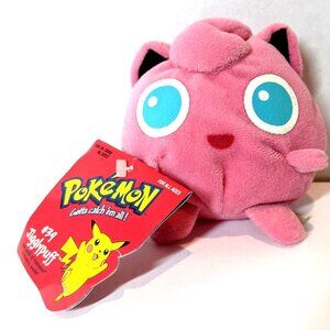 Vintage Original Jigglypuff #39 Plush 1998 Nintendo Pokemon with Tags 4" tall